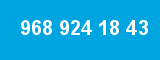 968 924 18 43 968 924 18 43